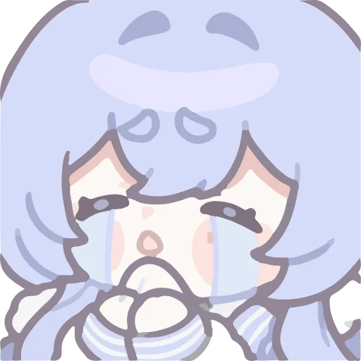 😭 Эмодзи «Cute random» для Telegram