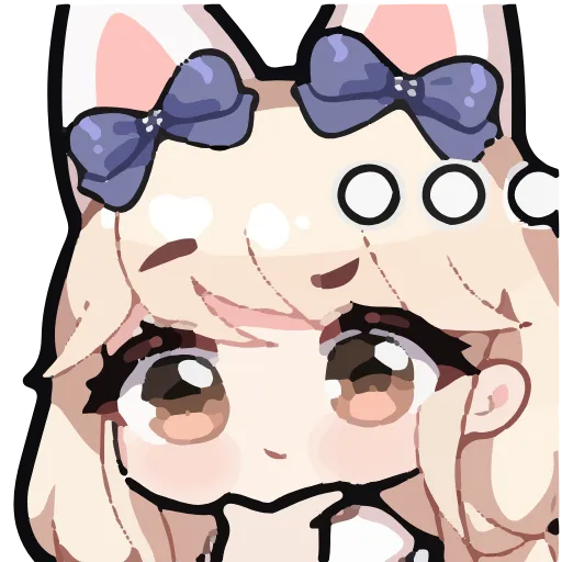 🤔 Эмодзи «Cute random» для Telegram