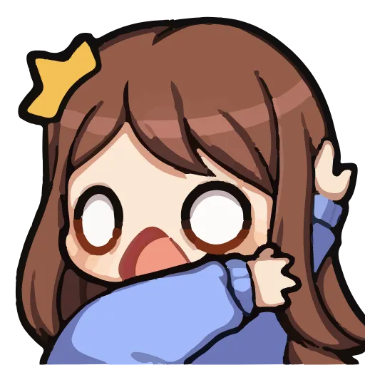 😨 Эмодзи «Cute random» для Telegram