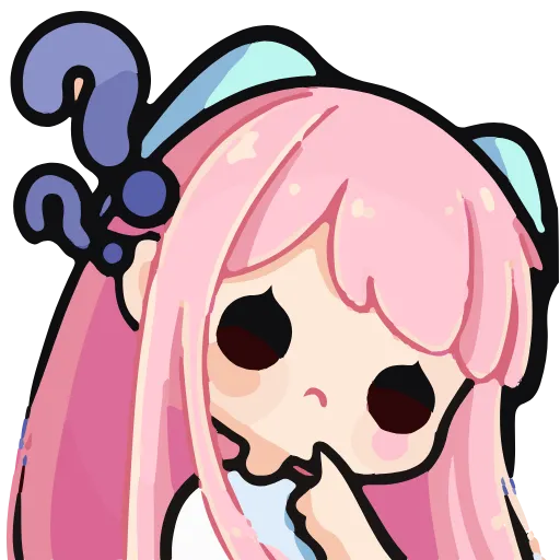 🤔 Эмодзи «Cute random» для Telegram