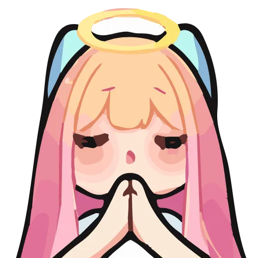 🙏 Эмодзи «Cute random» для Telegram