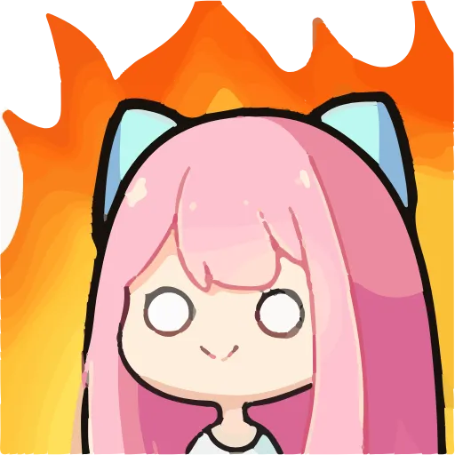 ❤️‍🔥 Эмодзи «Cute random» для Telegram