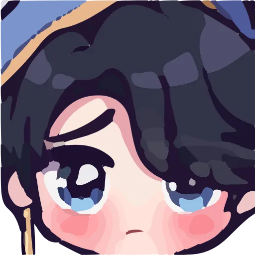 😔 Эмодзи «Cute random» для Telegram