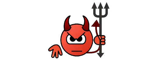 👿 Стикер «Колобки ICQ» для Telegram