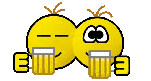🍻 Стикер «Колобки ICQ» для Telegram