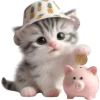 🪙 Эмодзи «Котик в шляпе ананасе» для Telegram