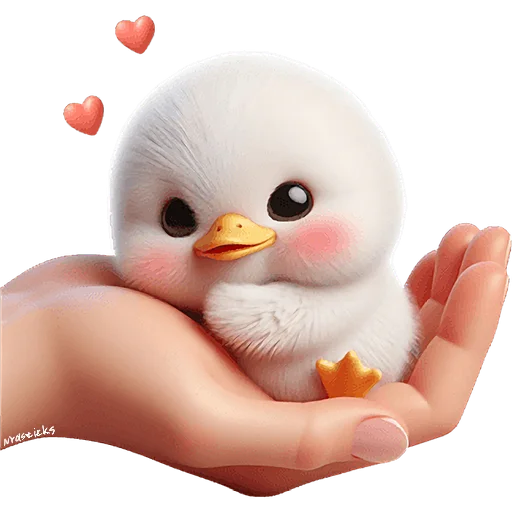 🤗 Стикер «Милая утка» для Telegram
