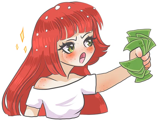 💸 Стикер «Мухоморчик» для Telegram
