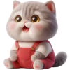 😀 Эмодзи «Кот в комбинезоне» для Telegram