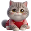 🙃 Эмодзи «Кот в комбинезоне» для Telegram