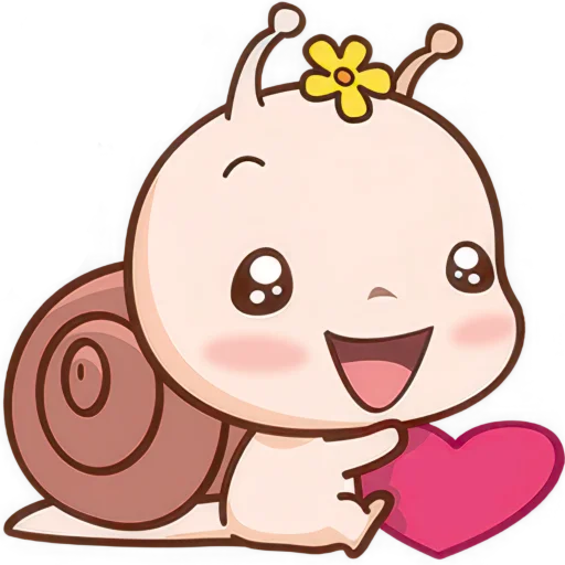 🫶 Стикер «Малыш Улиточка» для Telegram