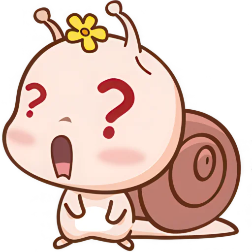 ❓ Стикер «Малыш Улиточка» для Telegram