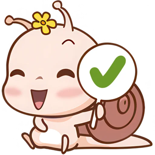 ❌ Стикер «Малыш Улиточка» для Telegram