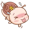 😛 Эмодзи «Малыш Улиточка» для Telegram