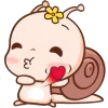 😚 Эмодзи «Малыш Улиточка» для Telegram