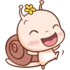👻 Эмодзи «Малыш Улиточка» для Telegram