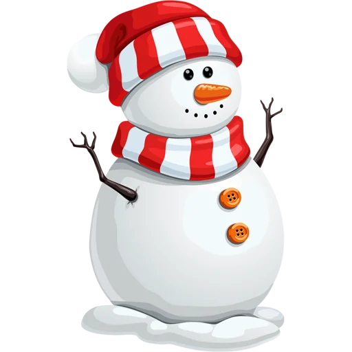 ⛄️ Стикер «Cute Snowman» для Telegram