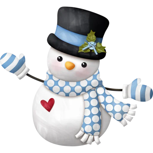 ⛄️ Стикер «Cute Snowman» для Telegram