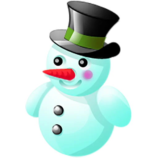 ⛄️ Стикер «Cute Snowman» для Telegram