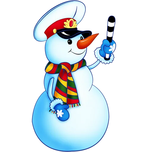 ⛄️ Стикер «Cute Snowman» для Telegram