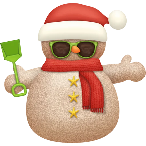 ⛄️ Стикер «Cute Snowman» для Telegram
