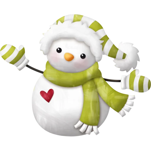 ⛄️ Стикер «Cute Snowman» для Telegram