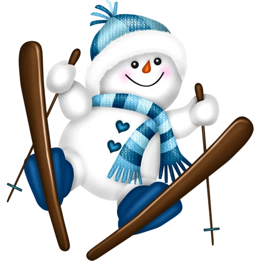 ⛄️ Стикер «Cute Snowman» для Telegram