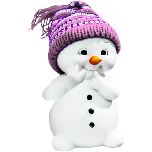 ⛄️ Стикер «Cute Snowman» для Telegram