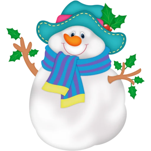 ⛄️ Стикер «Cute Snowman» для Telegram