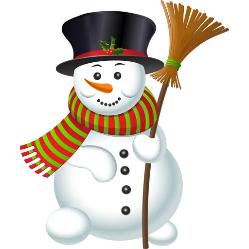 ⛄️ Стикер «Cute Snowman» для Telegram