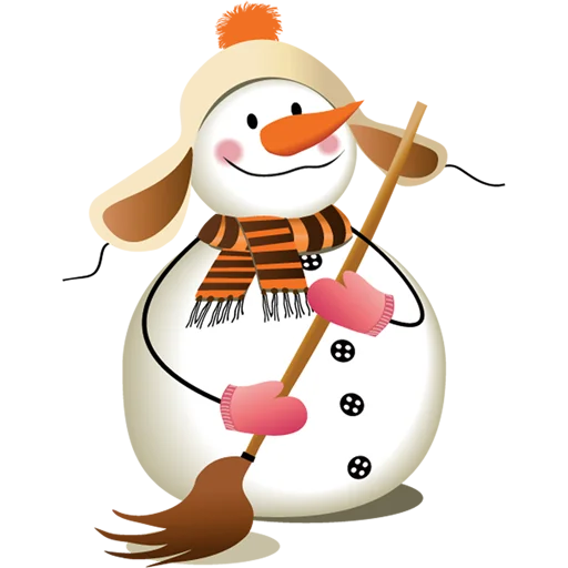⛄️ Стикер «Cute Snowman» для Telegram