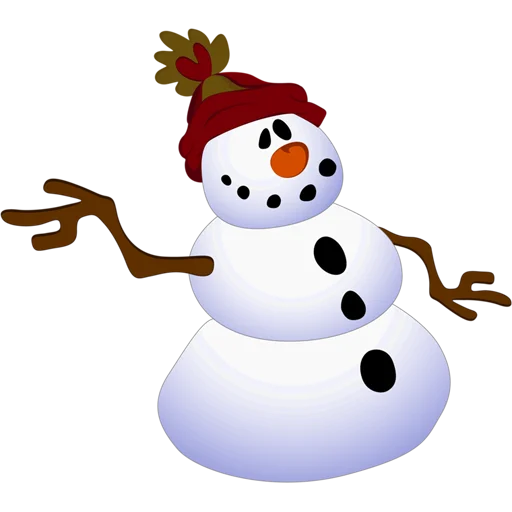 ⛄️ Стикер «Cute Snowman» для Telegram