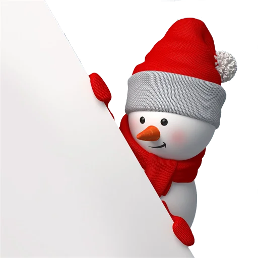 ⛄️ Стикер «Cute Snowman» для Telegram