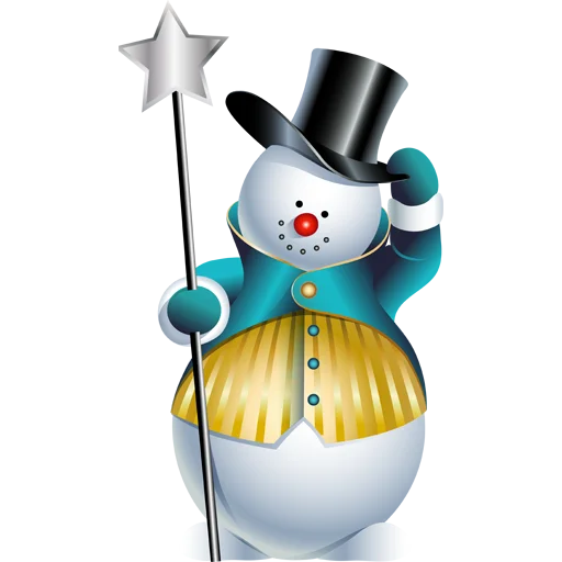 ⛄️ Стикер «Cute Snowman» для Telegram