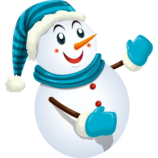 ⛄️ Стикер «Cute Snowman» для Telegram
