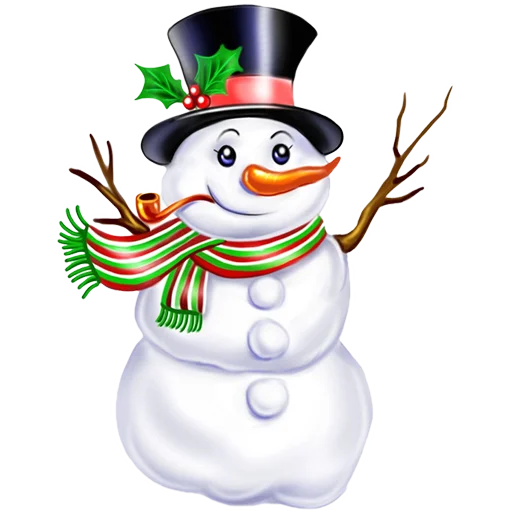 ⛄️ Стикер «Cute Snowman» для Telegram