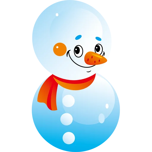 ⛄️ Стикер «Cute Snowman» для Telegram