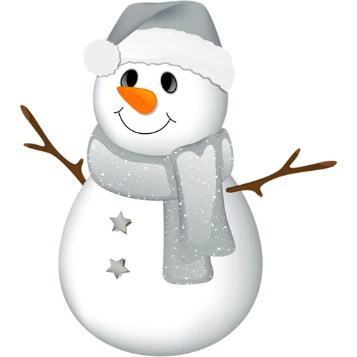 ⛄️ Стикер «Cute Snowman» для Telegram