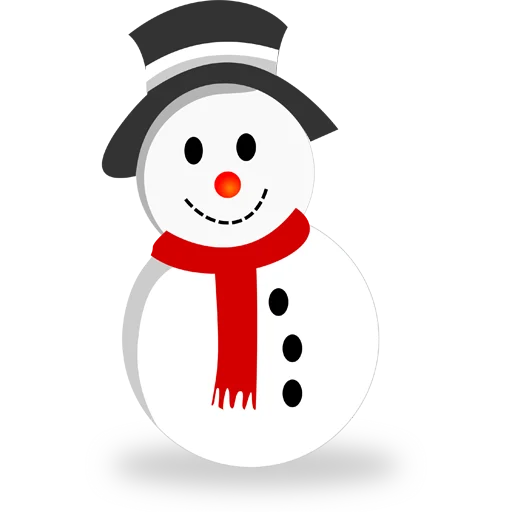 ⛄️ Стикер «Cute Snowman» для Telegram