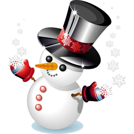 ⛄️ Стикер «Cute Snowman» для Telegram