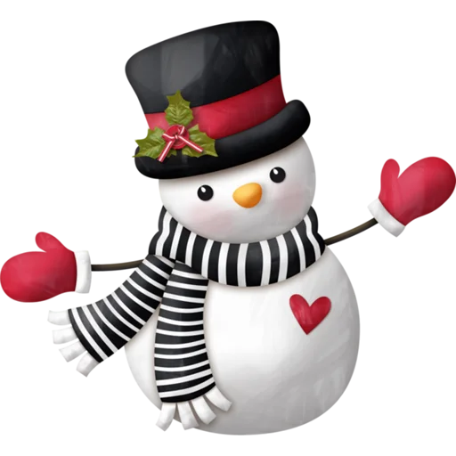 ⛄️ Стикер «Cute Snowman» для Telegram