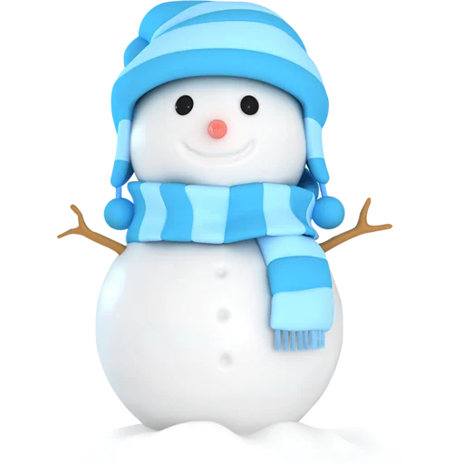 ⛄️ Стикер «Cute Snowman» для Telegram