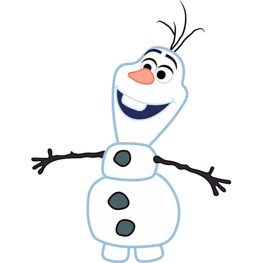 ⛄️ Стикер «Cute Snowman» для Telegram