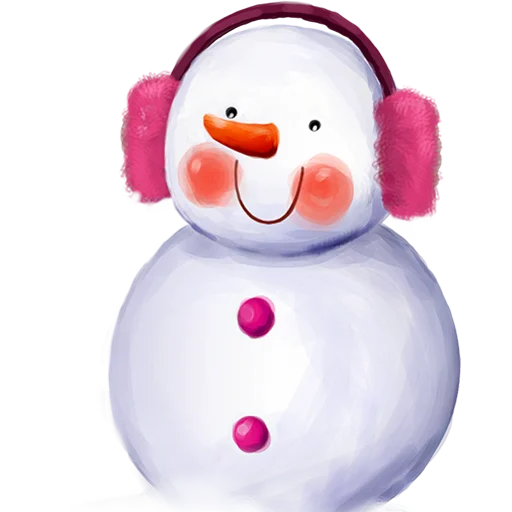 ⛄️ Стикер «Cute Snowman» для Telegram