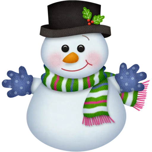 ⛄️ Стикер «Cute Snowman» для Telegram