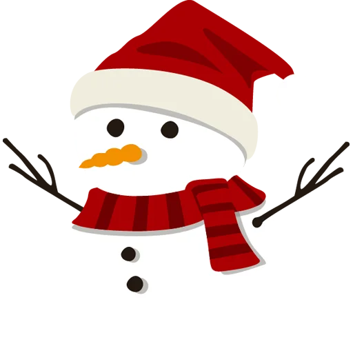 ⛄️ Стикер «Cute Snowman» для Telegram