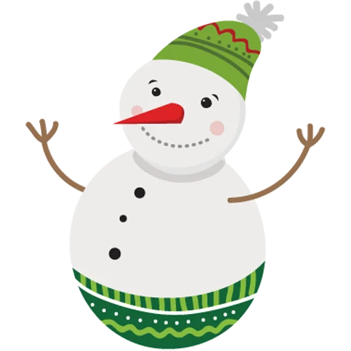 ⛄️ Стикер «Cute Snowman» для Telegram