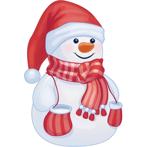 ⛄️ Стикер «Cute Snowman» для Telegram