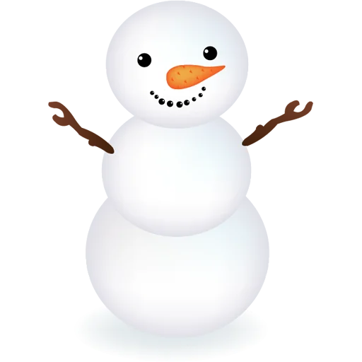 ⛄️ Стикер «Cute Snowman» для Telegram