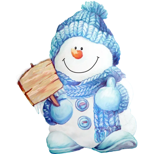 ⛄️ Стикер «Cute Snowman» для Telegram